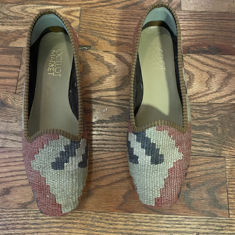 Ocelot market Turkish Kilim loafers